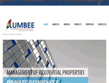 Tablet Screenshot of lumbee-enterprisedevinc.com